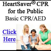 AHA HeartSaver CPR